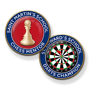 MP15 Targets & Strategy Sports badges + 2 lines of text