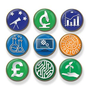 MP3 Sciences badges