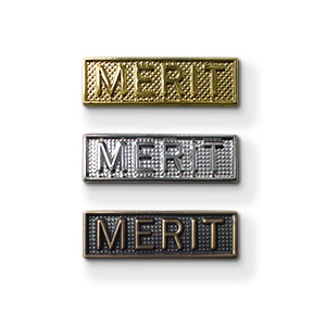 S1MER - Metal relief, MERIT, 3 finishes