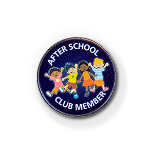 MP15- Metal printed badge - After school club