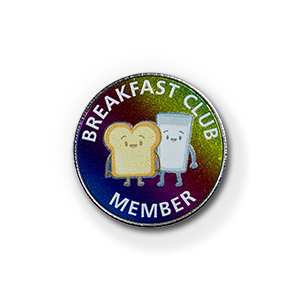 MP15- Metal printed badge - Breakfast club