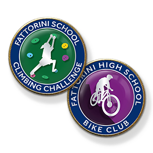 MP15 Outdoor Pursuits Sports badges + 2 lines of text