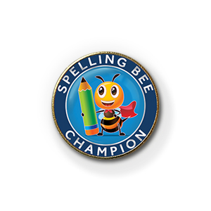 MP15- Metal printed badge - Spelling Bee