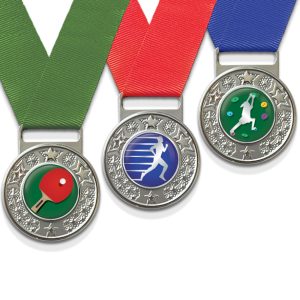 SMEDALSTAR - 49 Sports, 4 ribbon colours