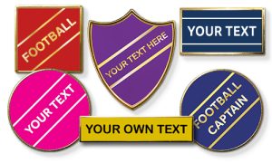 Metal-Printed TITLE Badges