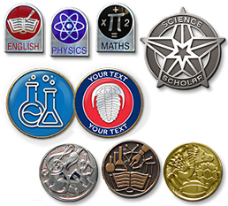 Achievement awards.  Subject Badges