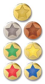 Capricornone Star Enamelled School Badge